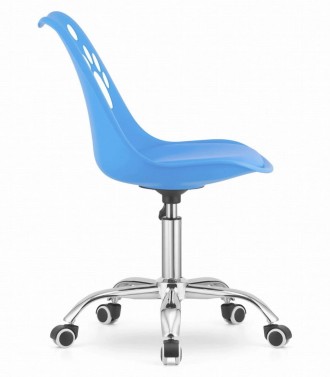 Крісло поворотний стілець на колесах PRINT синій колір
Функціональне крісло, що . . фото 3