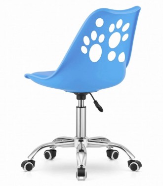 Крісло поворотний стілець на колесах PRINT синій колір
Функціональне крісло, що . . фото 4