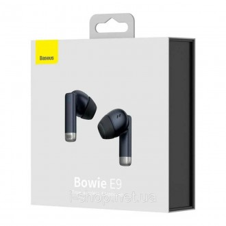 Навушники Baseus True Wireless Earphones Bowie E9 — стильні навушники із сенсорн. . фото 3