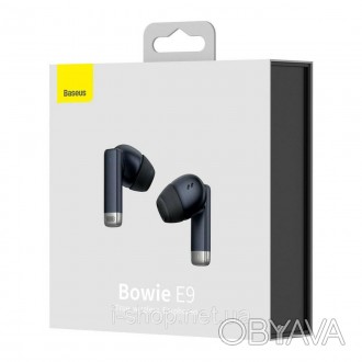 Навушники Baseus True Wireless Earphones Bowie E9 — стильні навушники із сенсорн. . фото 1
