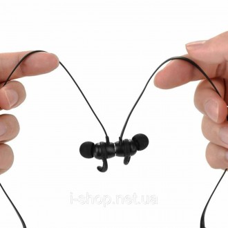 HOCO ES11 Maret sporting wireless earphone Black ─ бездротові Bluetooth-навушник. . фото 3