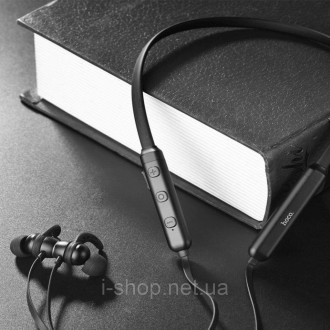 HOCO ES11 Maret sporting wireless earphone Black ─ бездротові Bluetooth-навушник. . фото 4