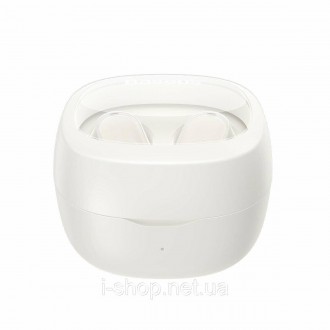 Модель бездротових навушників Baseus Bowie WM02 TWS Bluetooth 5.3 White (NGTW180. . фото 4