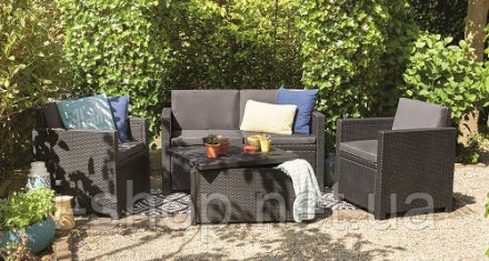 Комплект садовой мебели Keter Monaco set, серый
Абсолютный хит от фирмы Keter ко. . фото 6
