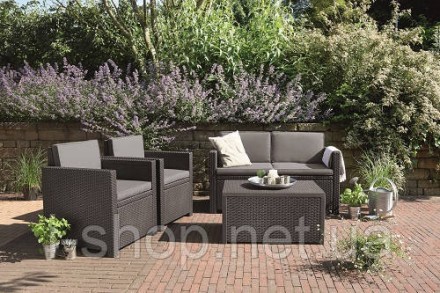 Комплект садовой мебели Keter Monaco set, серый
Абсолютный хит от фирмы Keter ко. . фото 5