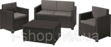 Комплект садовой мебели Keter Monaco set, серый
Абсолютный хит от фирмы Keter ко. . фото 2