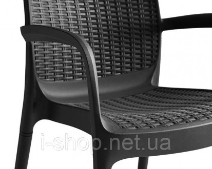 Стул садовый пластиковый Keter Bali, серый
Пластиковый стул с подлокотниками Bal. . фото 3
