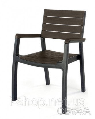 Стул садовый пластиковый Keter Harmony armchair, серо-коричневый
Стул Harmony Ar. . фото 1