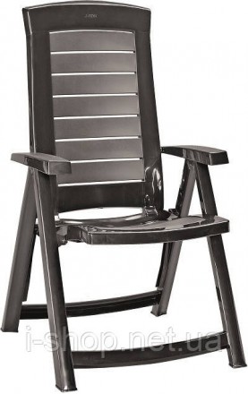 Стул садовый пластиковый Keter Aruba, серый
Складной пластиковый стул с подлокот. . фото 2