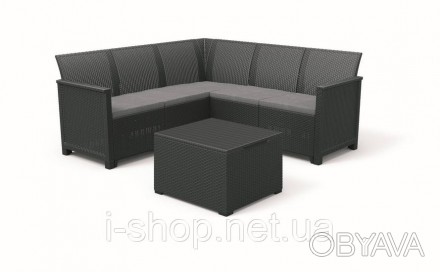 Комплект садовой мебели Keter Emma 5 seater Corner, серый
Новый готовый набор Em. . фото 1