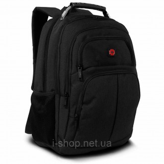 Swissbrand Mandeville 17 Black (SWB_BLGEO001U) позиціонується як офісний рюкзак . . фото 2