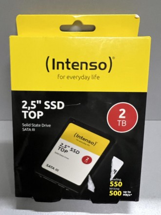 
Жесткий диск Intenso 2.5 SSD TOP Sata III 1TB 2TB НОВЫЙ!!!
Характеристики смотр. . фото 3