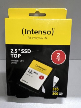 
Жесткий диск Intenso 2.5 SSD TOP Sata III 1TB 2TB НОВЫЙ!!!
Характеристики смотр. . фото 2