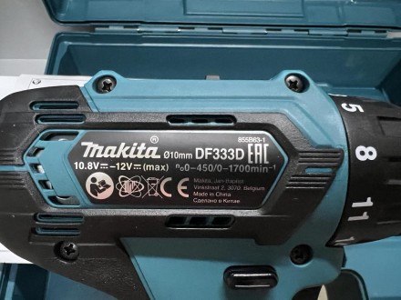 
Makita DF333DZ (Без АКБ и ЗУ) Аккумуляторный шуруповерт НОВЫЙ!!!
Компактный инс. . фото 8