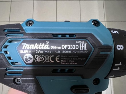 
Makita DF333DZ (Без АКБ и ЗУ) Аккумуляторный шуруповерт НОВЫЙ!!!
Компактный инс. . фото 3