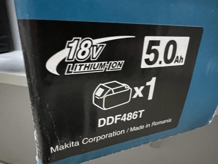 
Makita DDF486T Дрель-шуруповерт 18 V НОВАЯ!!!
Характеристики смотрите ниже:
Тип. . фото 8