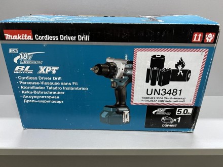 
Makita DDF486T Дрель-шуруповерт 18 V НОВАЯ!!!
Характеристики смотрите ниже:
Тип. . фото 10