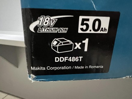 
Makita DDF486T Дрель-шуруповерт 18 V НОВАЯ!!!
Характеристики смотрите ниже:
Тип. . фото 3