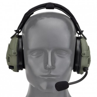 
 
 
HD-16 — активні тактичні навушники для захисту слуху від гучних вибухів або. . фото 7