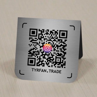 Інформаційні таблички на стіл ресторану з qr кодом і Вашим текстом
виготовимо за. . фото 9