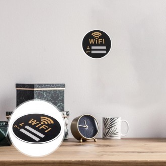 Металевий знак — настінна вивіска табличка кругла покриття пароль Wi-Fi. . фото 8 Металевий знак — настінна вивіска табличка кругла покриття пароль Wi-Fi
Цей прод. . фото 8