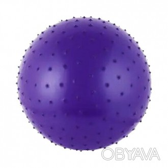 Мяч для финтеса изготовлен из прочной резины, имеет массажную пупырчатую поверхн. . фото 1