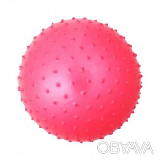 Мяч для финтеса изготовлен из прочной резины, имеет массажную пупырчатую поверхн. . фото 1
