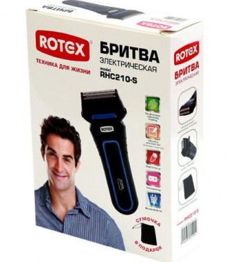 Бритва Rotex RHC210-S
Вибір для чоловіків, які цінують якість і комфорт. Бритва . . фото 7