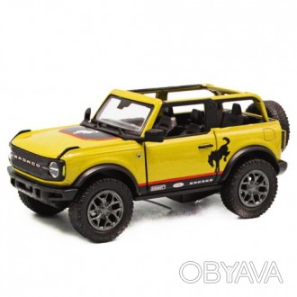 Машинка KINSMART ""Ford Bronco (open top)". Игрушка металлическая, инерционная, . . фото 1