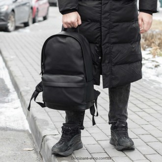 Городской рюкзак из эко кожи черный Vector на 18 литров Унисекс 
Характеристики:. . фото 5