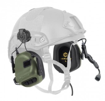 
 Активні навушники Earmor M32H із кріпленням на шолом та мікрофоном Модернізова. . фото 2