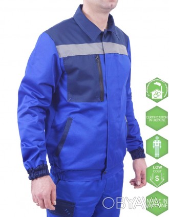 Куртка рабочая Free Work Стандарт синяя S 44-46/3-4 (Sp000062327)