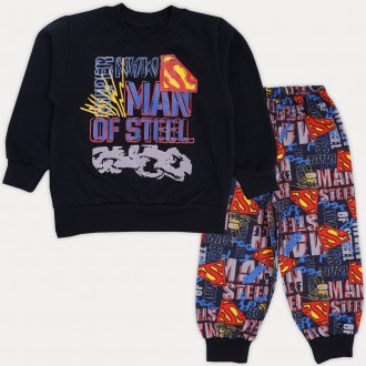 Модный костюм для настоящих Суперменов. Костюм состоит из джемпера и штанишек. Э. . фото 4