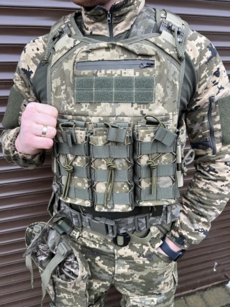 
 •Плитоноска для плит 30х25 
•Матеріал: CORDURA 1000D
•Стропи MOLLE: CORDURA 10. . фото 2