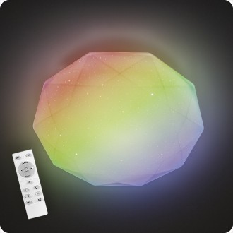Люстра светодиодная 517 Xlight RGB с пультом 25Вт Белый (01237). Запорожье. фото 1 Люстра светодиодная 517 Xlight RGB с пультом 25Вт Белый (01237). Запорожье. фото 1