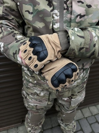 
 
 Тактичні рукавиці з посиленими накладками на кісточки для забезпечення безпе. . фото 3