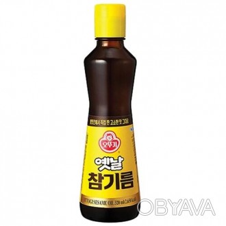 Корейська кунжутна олія Ottogi 160 мл" - це натуральний продукт, що виготовлений. . фото 1