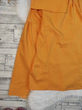 Женская блуза оранжевого цвета с большим отложным воротником
Состояние: б/у, в х. . фото 7