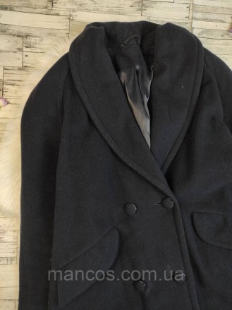 Женское пальто Richards тёмно-синего цвета 
Состояние: б/у, в очень хорошем сост. . фото 4