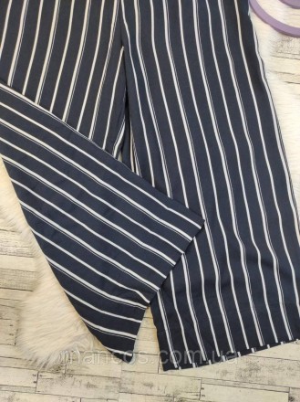 Женские кюлоты H&M широкие брюки тёмно-синего цвета в полоску
Состояние: б/у, в . . фото 4