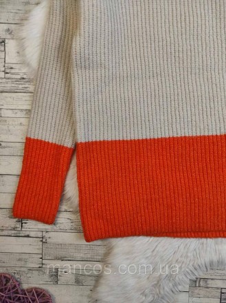 Женский свитер Primark бежевый с оранжевым 
Состояние: б/у, в очень хорошем сост. . фото 7
