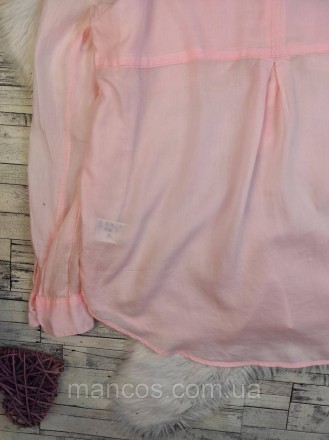 Женская рубашка H&M светло розовая 
Состояние: б/у, в отличном состоянии 
Произв. . фото 7