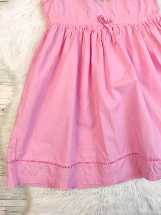 Детское платье Bynortons розовое удлиненное 
Состояние: б/у, в отличном состояни. . фото 4
