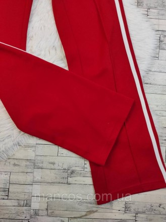 Женские спортивные штаны Promodoro красные с белыми лампасами
Состояние: б/у, в . . фото 4