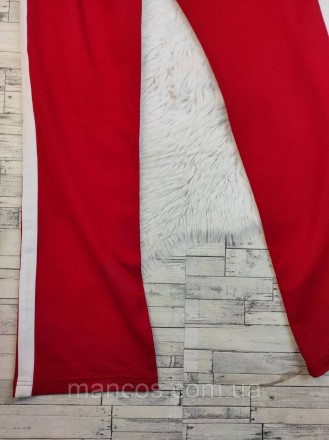 Женские спортивные штаны Promodoro красные с белыми лампасами
Состояние: б/у, в . . фото 7