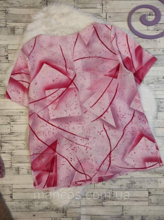 Женская блуза розового цвета с абстрактным принтом
Состояние: б/у, в отличном со. . фото 5