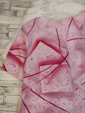 Женская блуза розового цвета с абстрактным принтом
Состояние: б/у, в отличном со. . фото 6