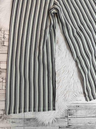 Детские кюлоты H&M для девочки летние штаны белые в полоску 
Состояние: б/у, в о. . фото 7