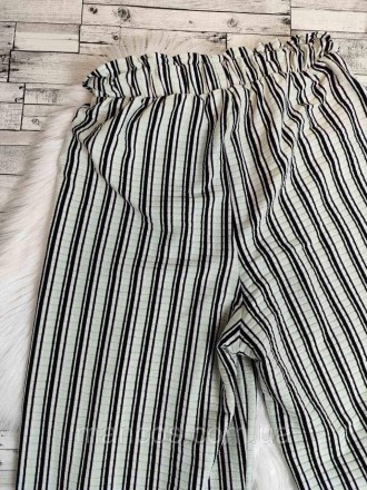 Детские кюлоты H&M для девочки летние штаны белые в полоску 
Состояние: б/у, в о. . фото 6