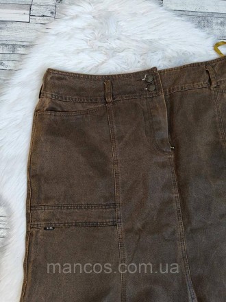 Женская юбка S.T.M коричневая 
Состояние: б/у, в отличном состоянии
Производител. . фото 3